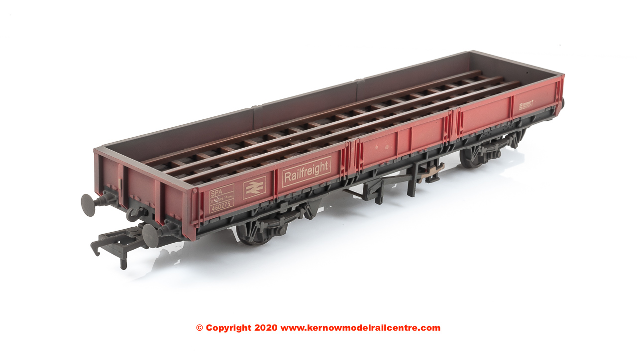 SB005C DJ Models SPA Open Wagon number 460275 in BR Railfreight livery with weathered finish